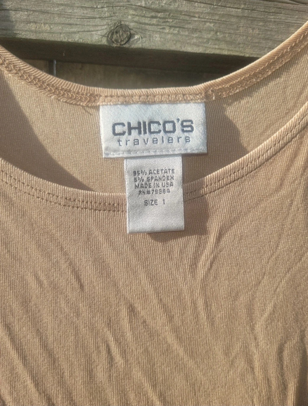 Chico's Travelers Tank Top Size 1 Beige - photo 2