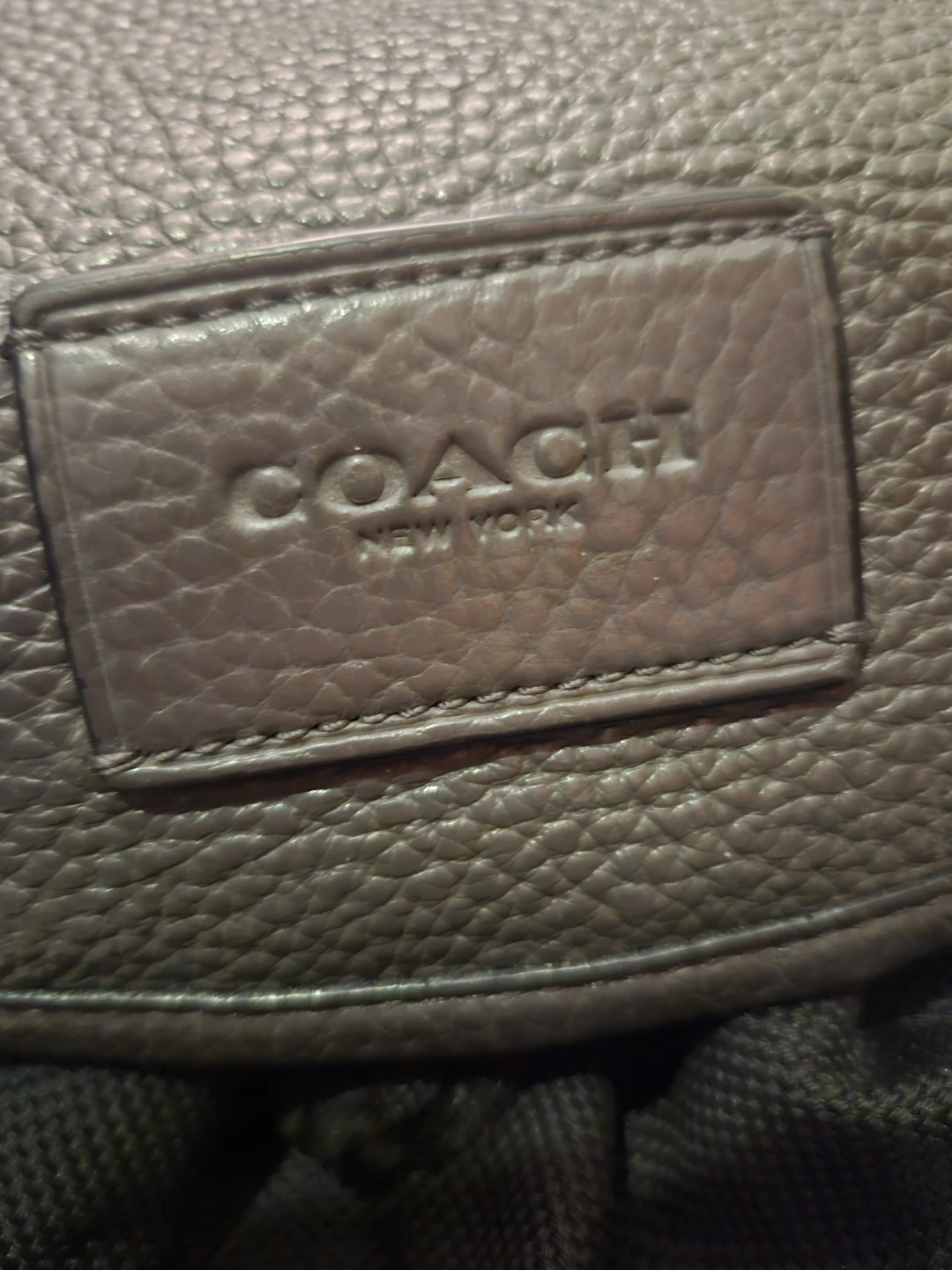 Coach Leather Backpack - photo 4