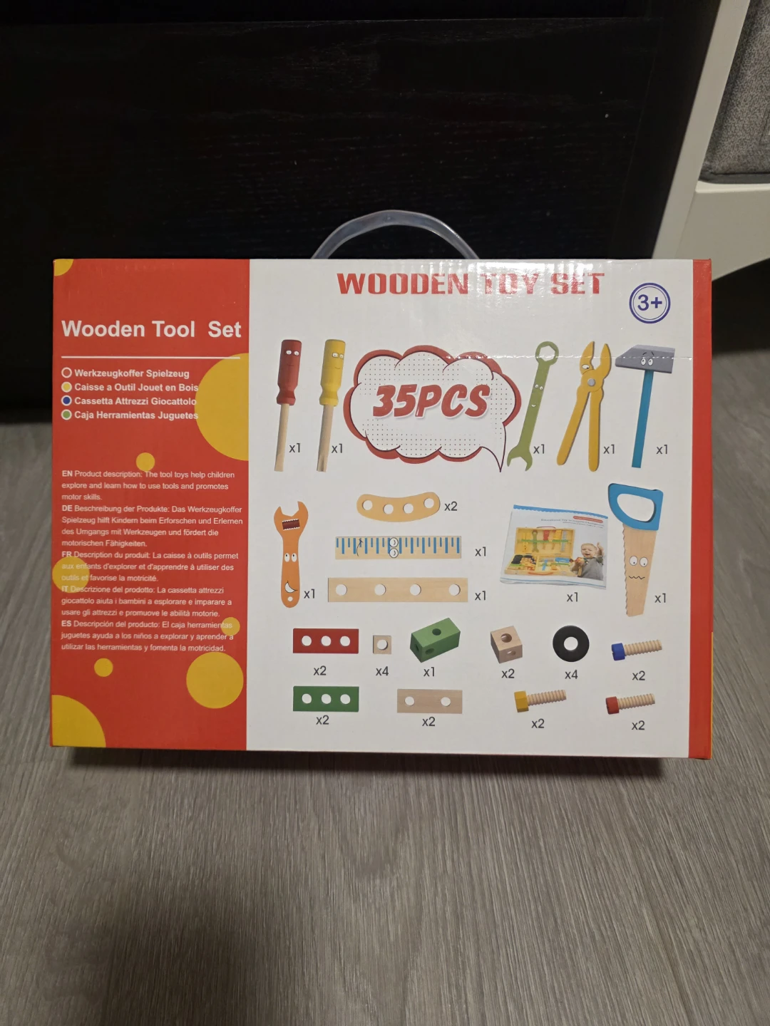 Brand new kids Wooden Tool Set - 35 Pieces - photo 2