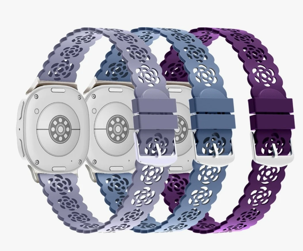 Nigaee 3 Pack Soft Silicone Watch Bands for Samsung Galaxy - photo 2
