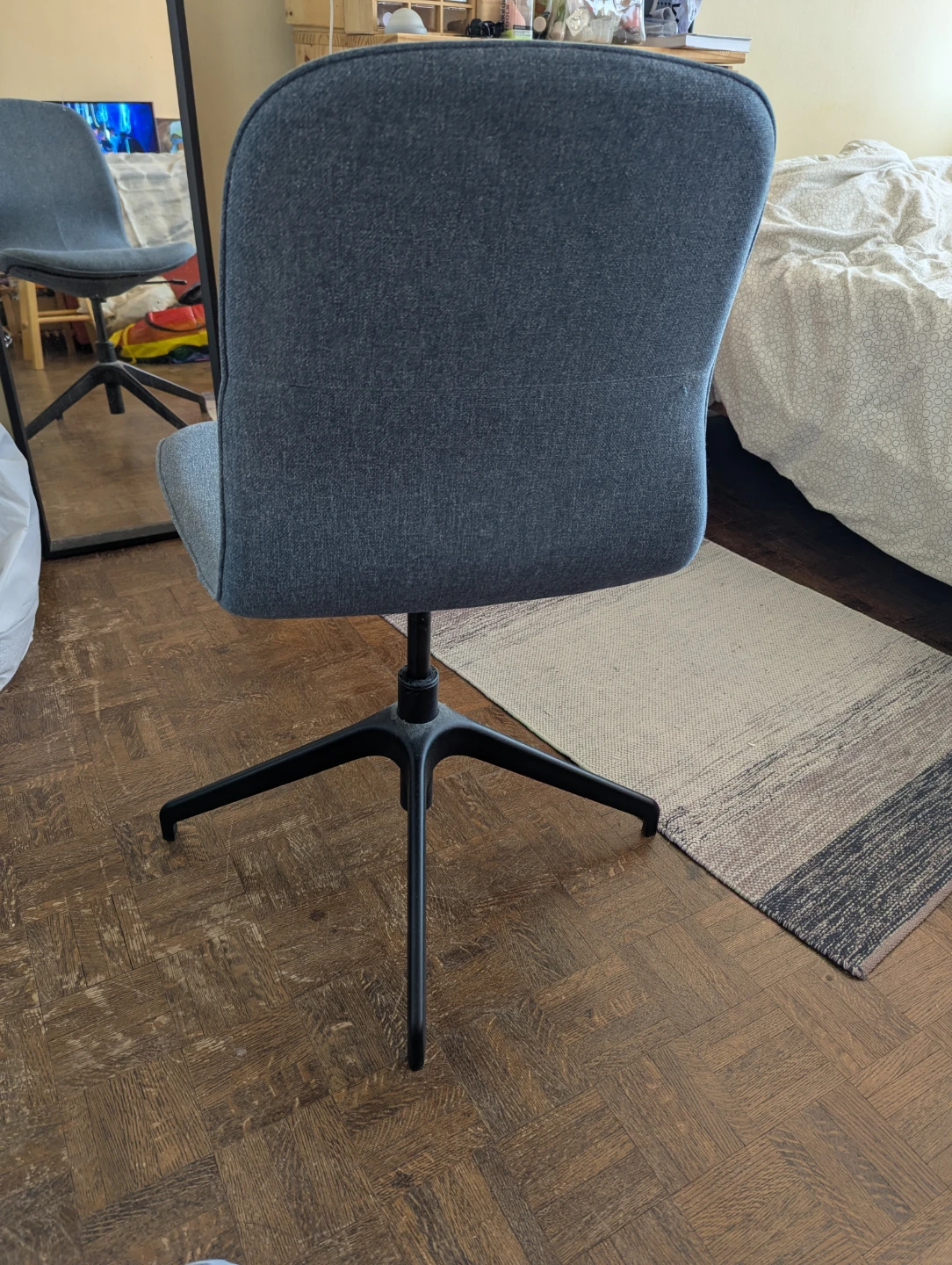 IKEA Blue Swivel Desk Chair (Langfjall) - photo 2