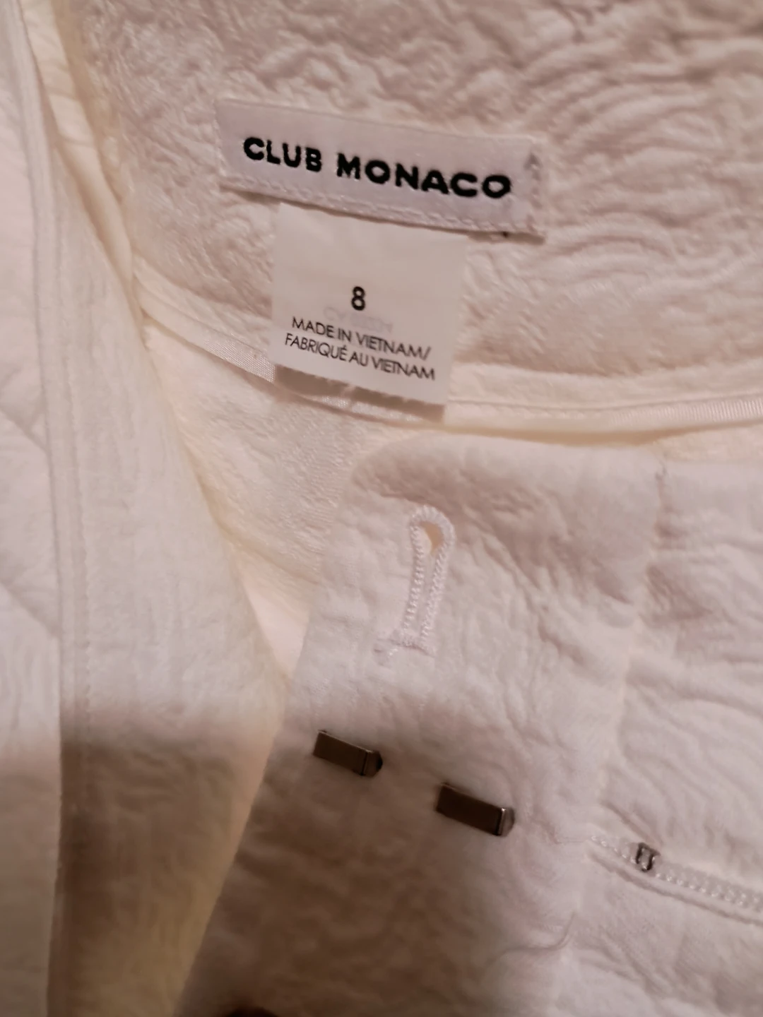Club Monaco White Pants - Size 8 - photo 4