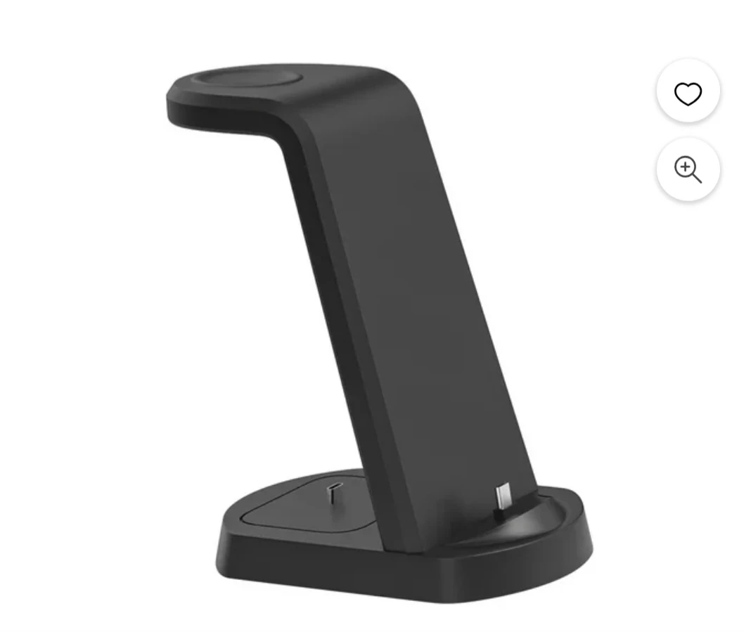 3 in 1 Wireless Charger Stand - Phone, Watch, Earbuds - photo 2