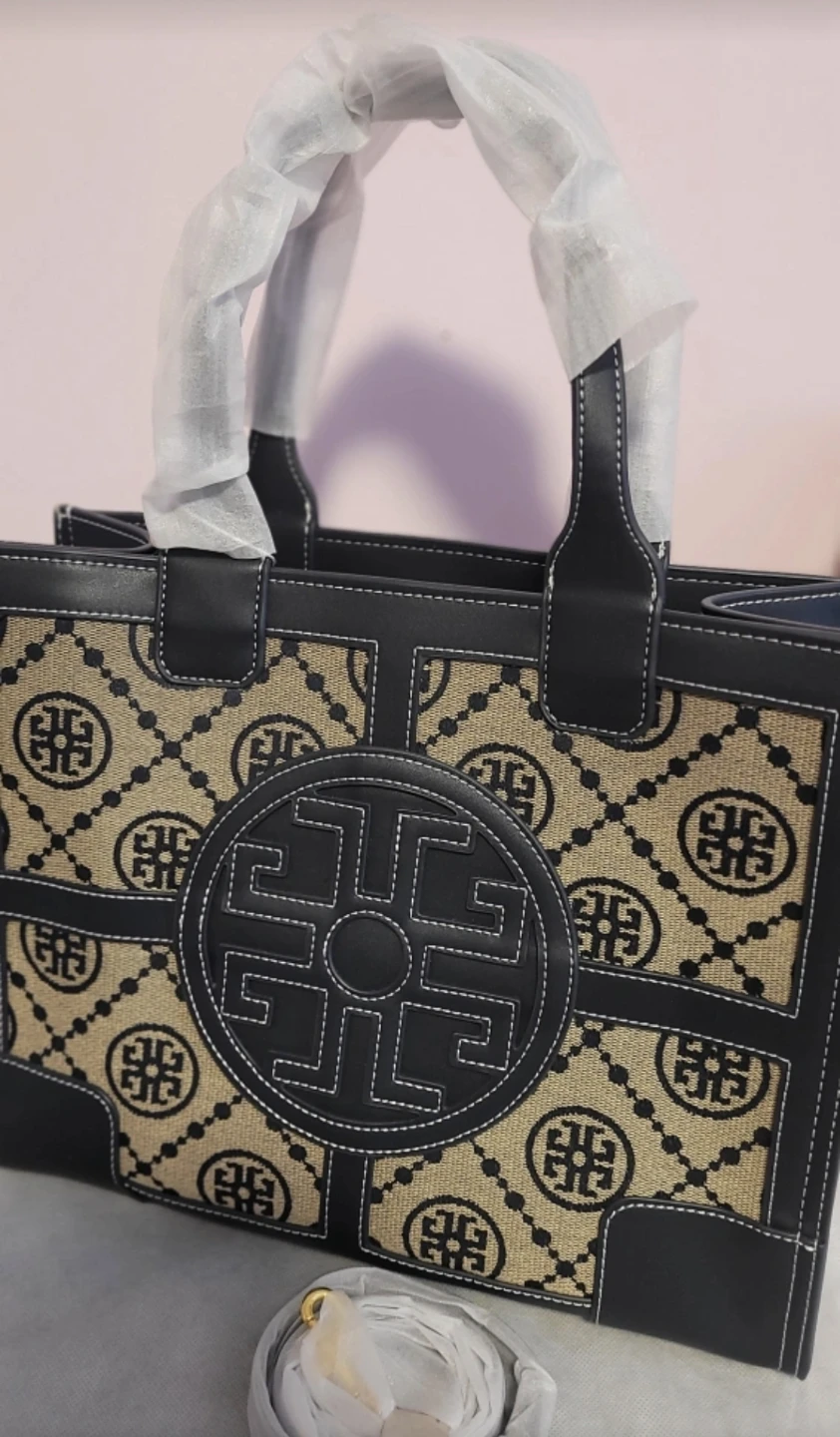 Tote Bag with Monogram Design