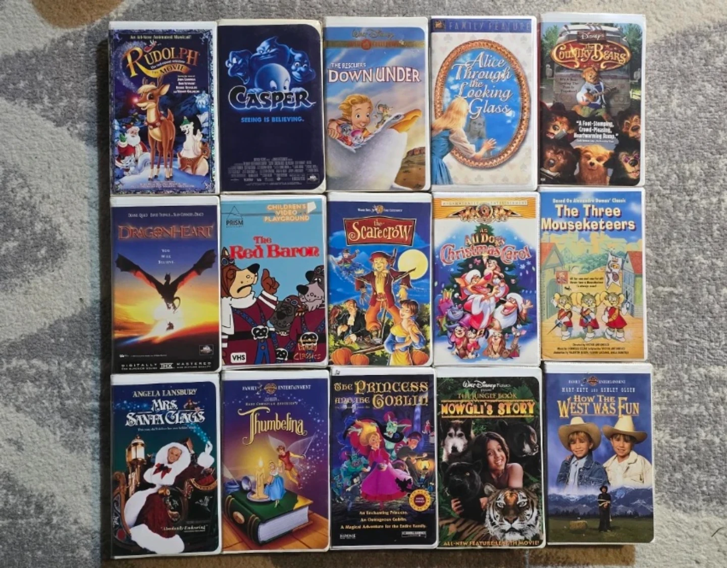 Vintage VHS Lot - Children's Movies