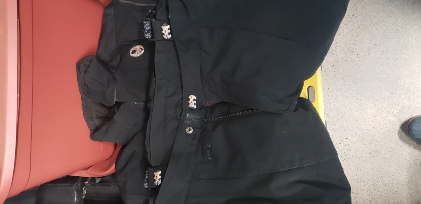Spyder Black Ski suit.