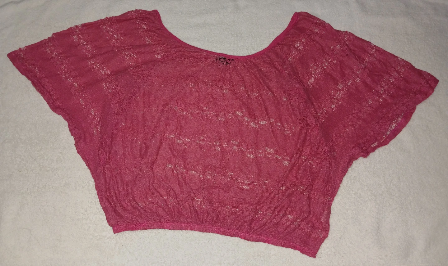 Pink Lace Top