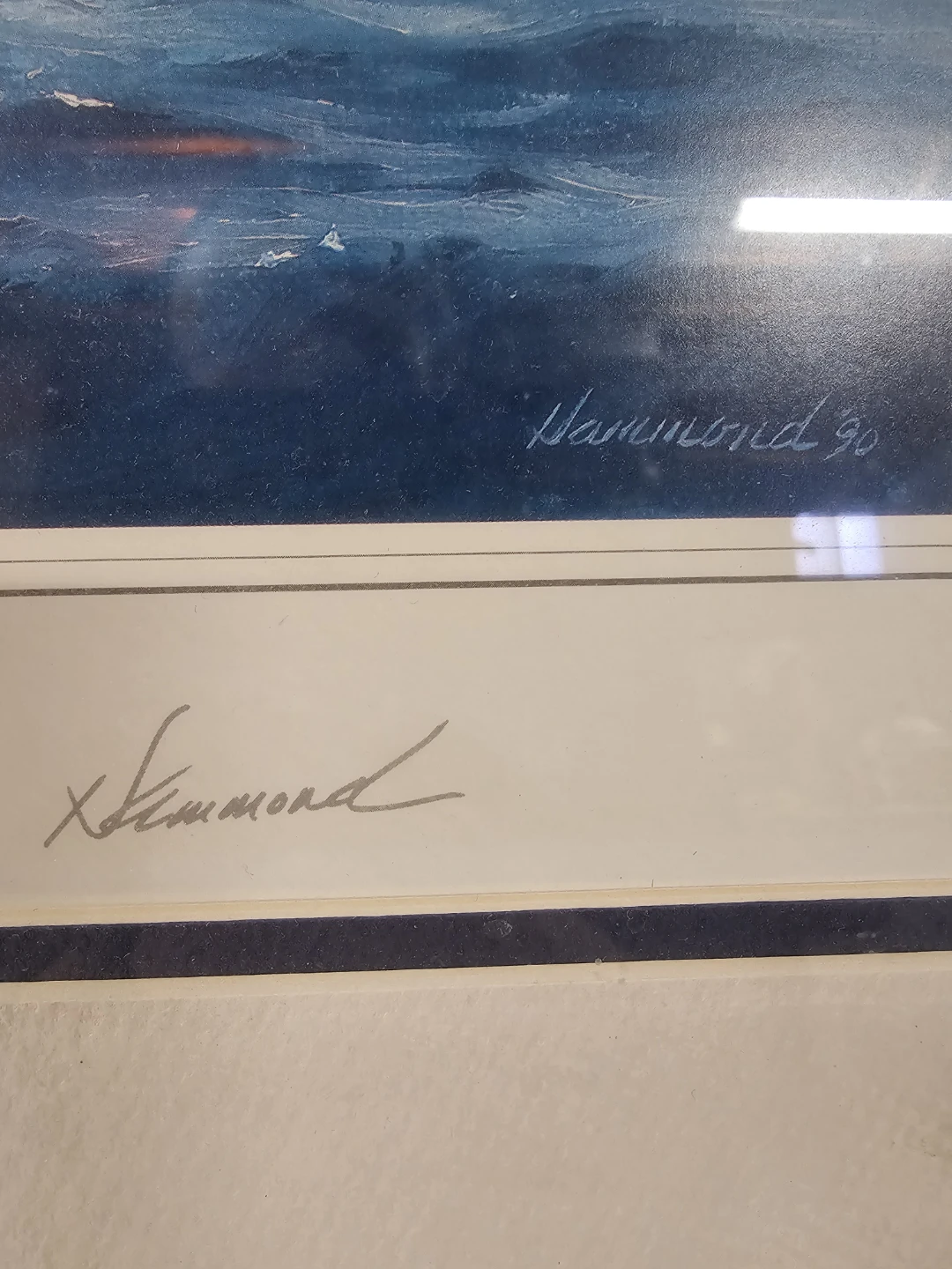 Framed Cris Hammond Print - Legendary Yachts of Racing - photo 2