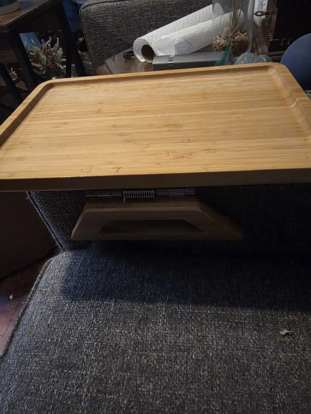 Bamboo Laptop Bed Tray Table - photo 2