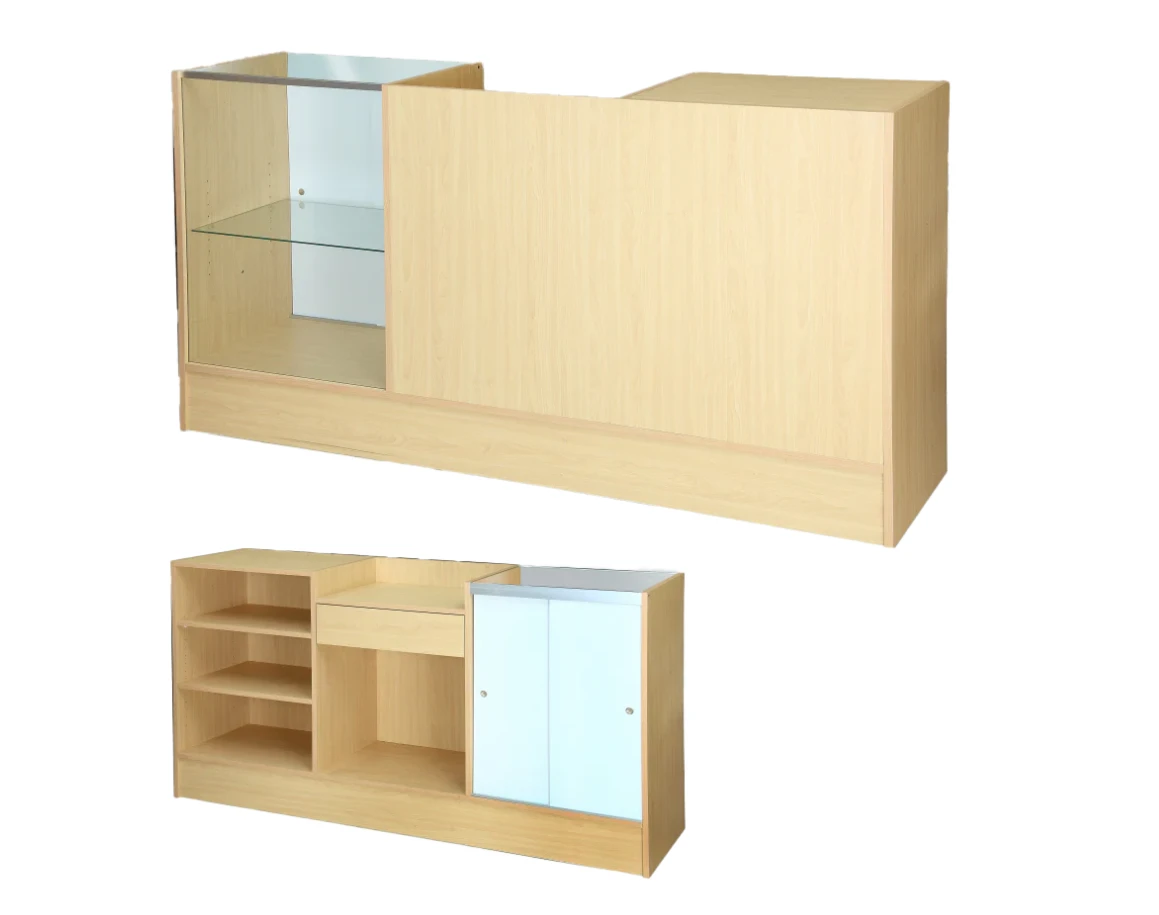 🥕 FREE NEED GONE  - Retail Display Counter with Glass Shelves
