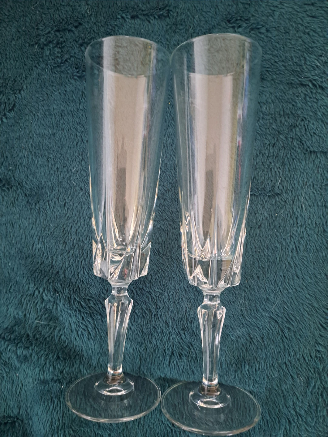 Champagne Flutes with Decorative Stems - photo 3