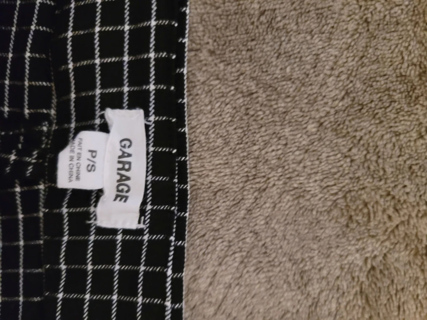 Garage Black Mini Plaid Printed Skort - photo 4