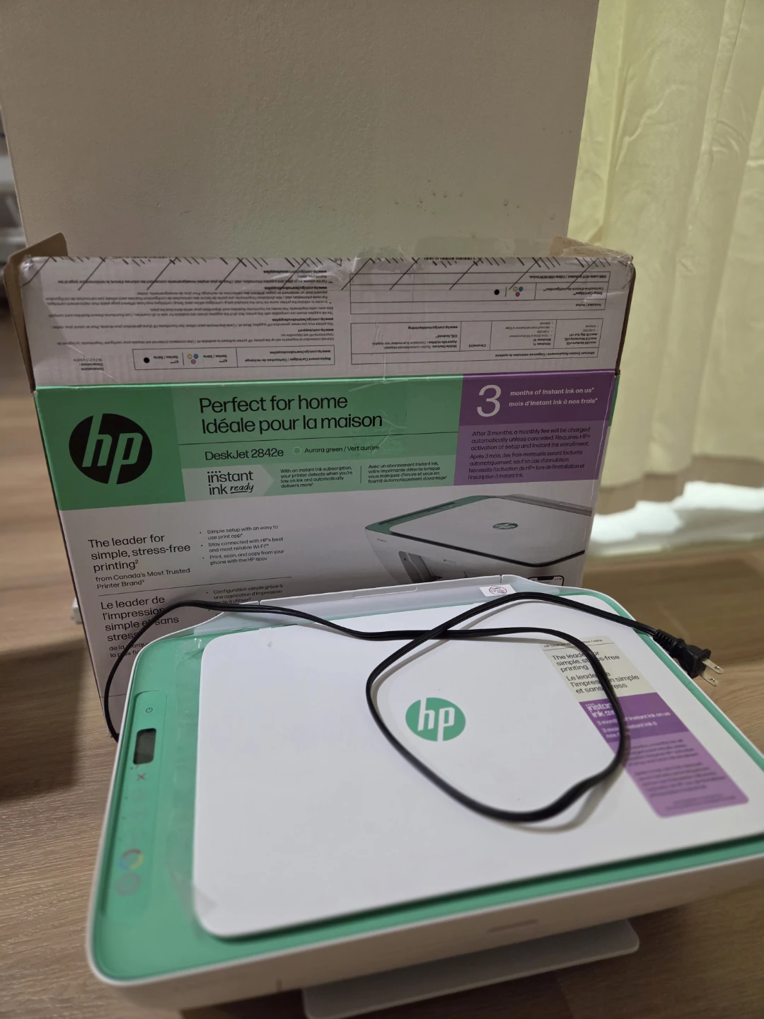 HP Deskjet 2842e Aurora Green Printer
