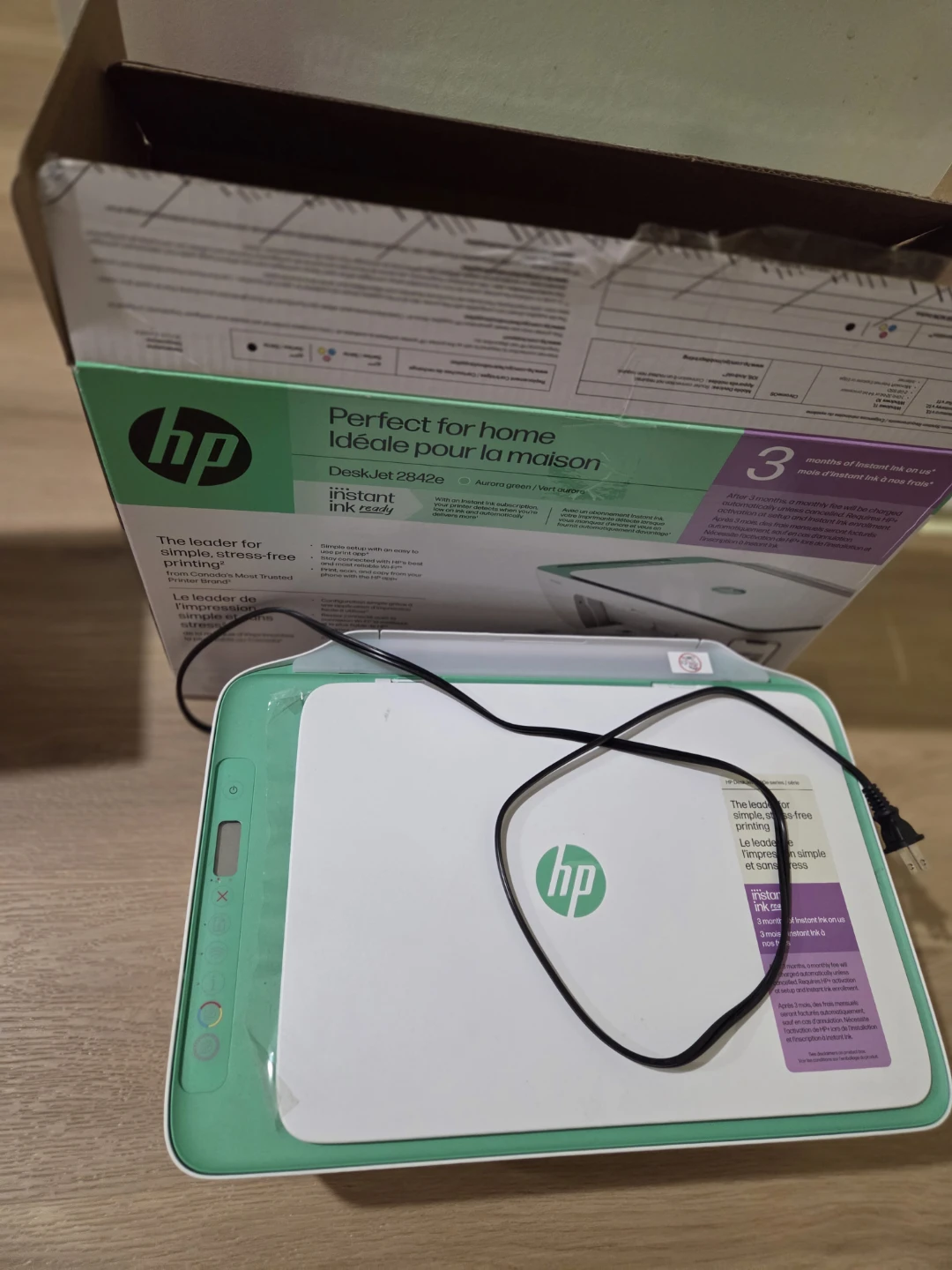 HP Deskjet 2842e Aurora Green Printer - photo 2