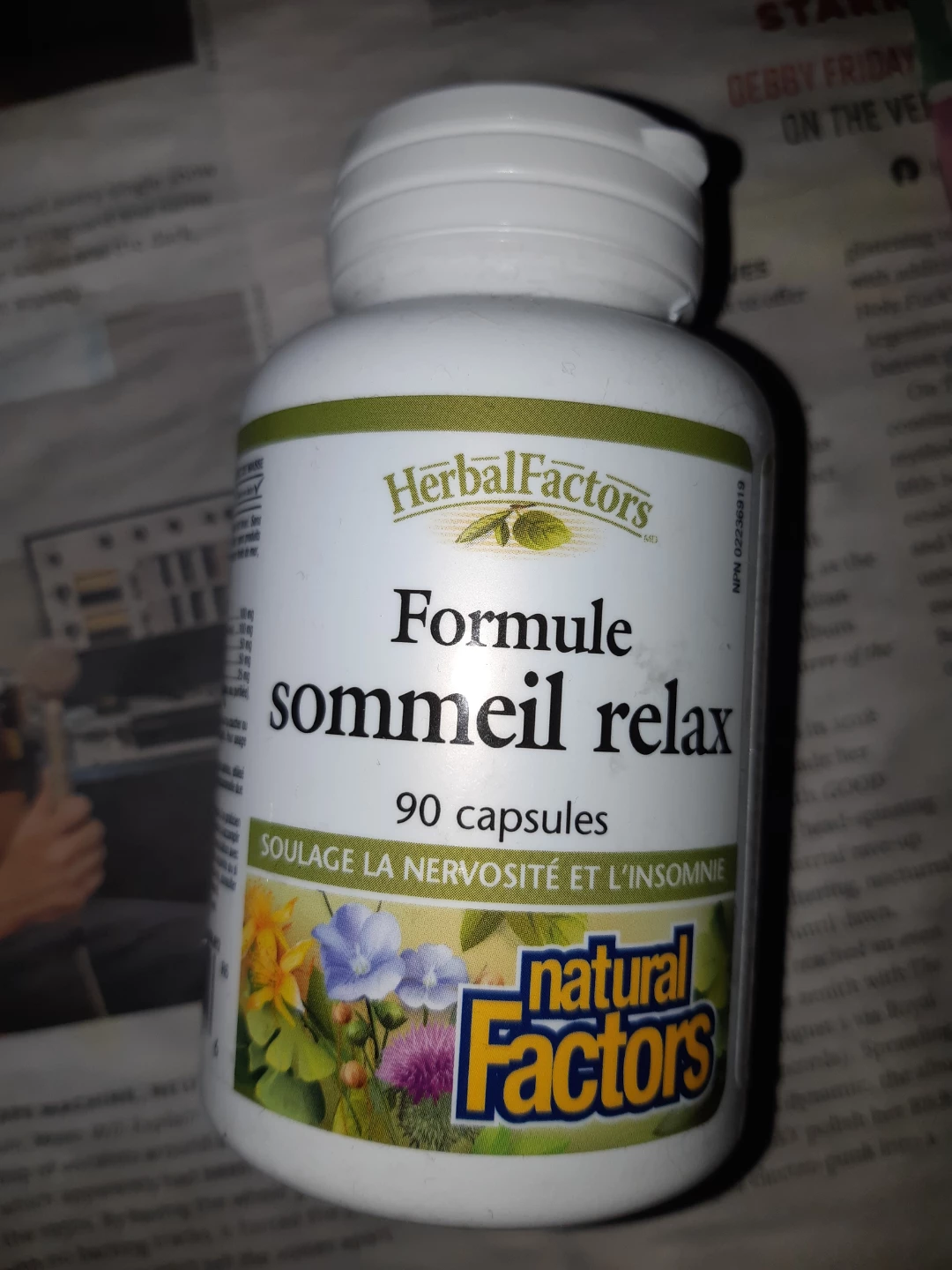 Natural Factors Formule Sommeil Relax 90 Capsules