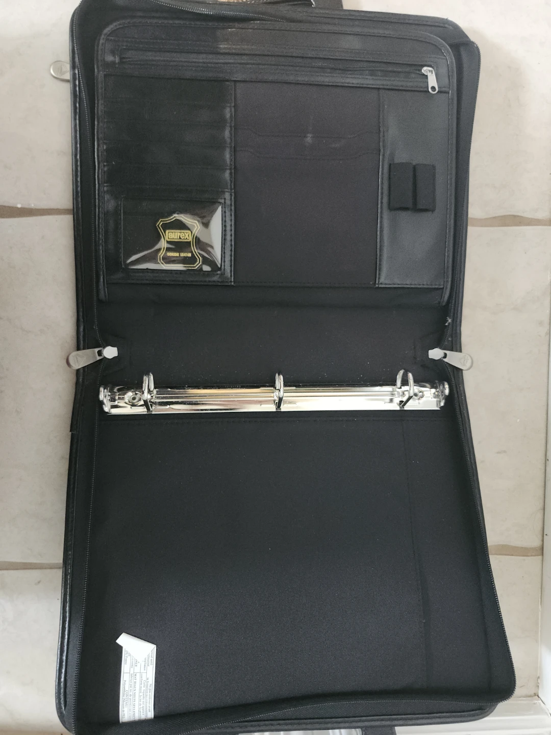 Laurex Prestige Black Leather Briefcase/Portfolio - photo 4