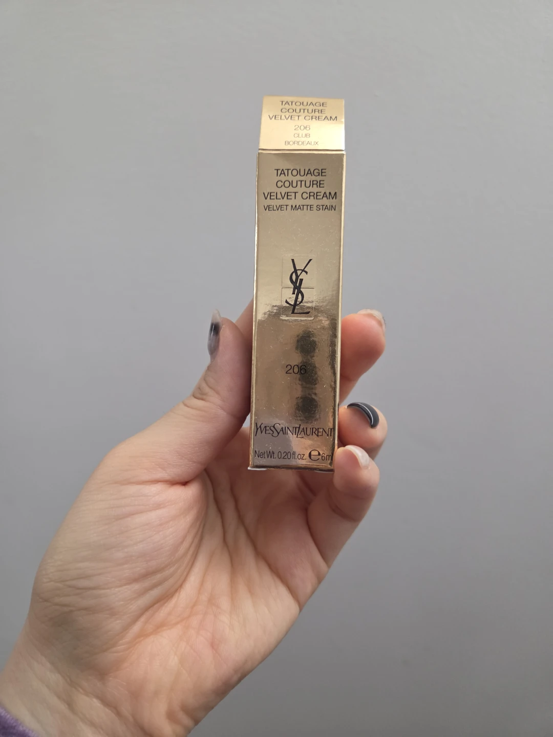 NEW YSL Tatouage Couture Velvet Cream 206 Bordeaux - photo 2