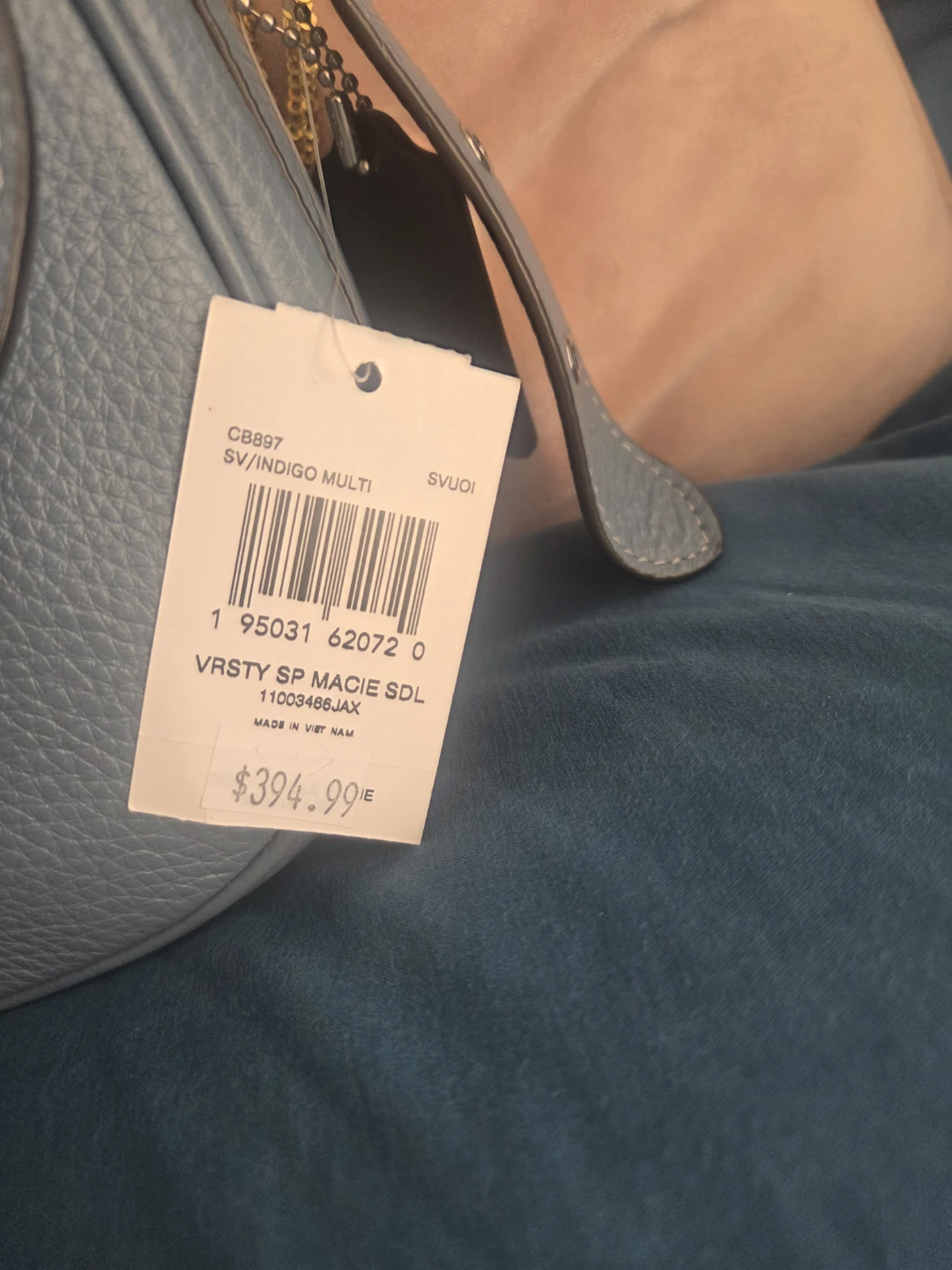 Coach VRSTY SP Macie Saddle Bag SV/Indigo Multi - photo 3