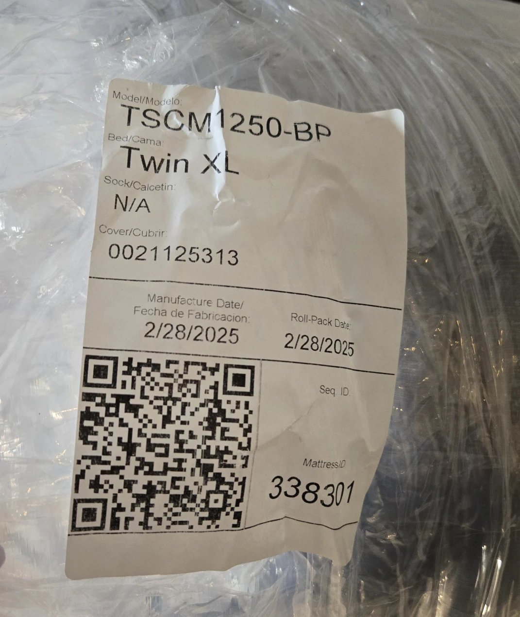 Health-o-pedic Twin XL Mattress - New in Packaging! - photo 2