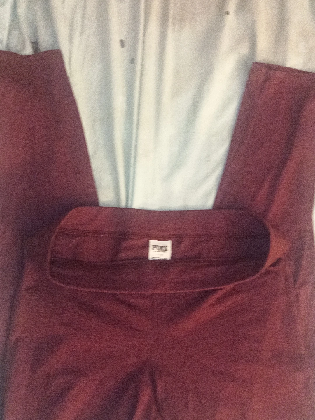 PINK Burgundy Leggings - photo 3