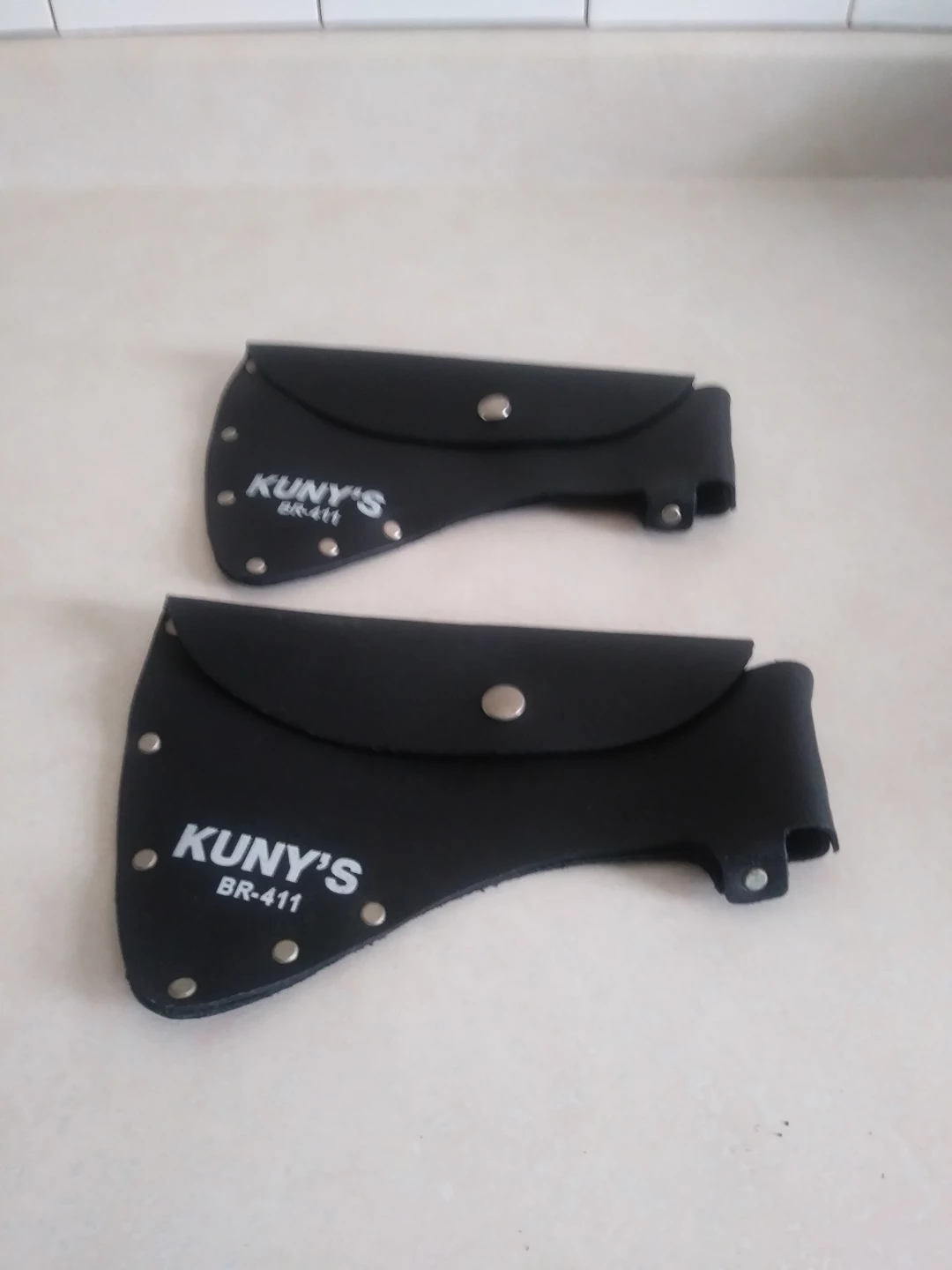 Kuny's BR-411 Leather Axe Head Covers - Set of 2