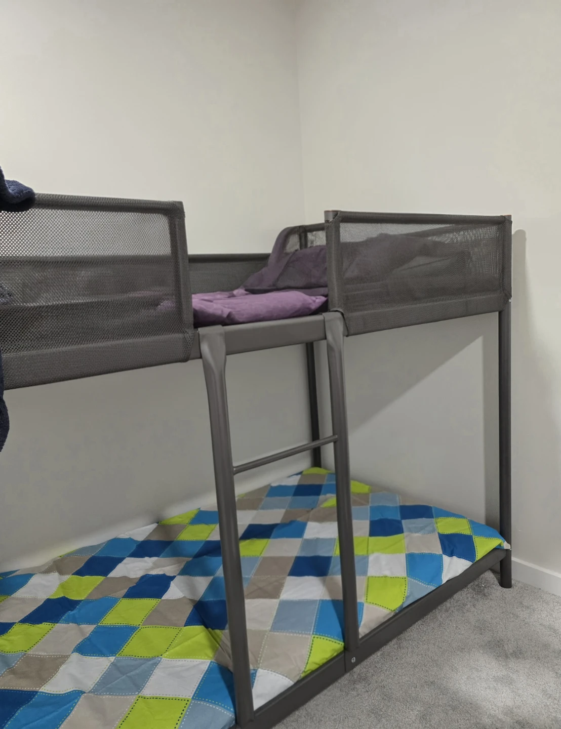 IKEA  bunk bed frame, grey