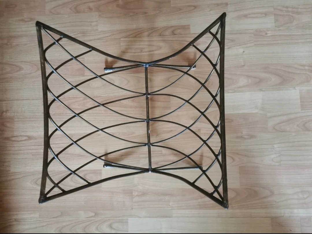 Vintage Mid Century Metal Magazine Rack Holder - photo 3