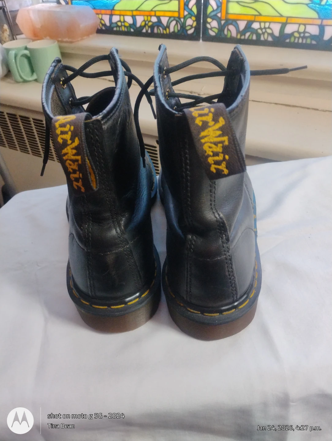 Dr. Martens Black Leather Boots - photo 2