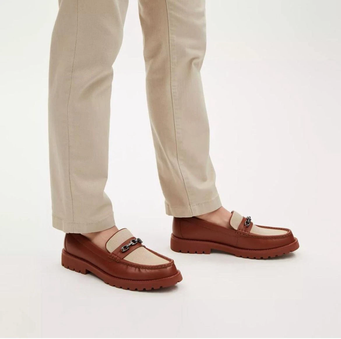 COACH Saddle Loafers - Size 8