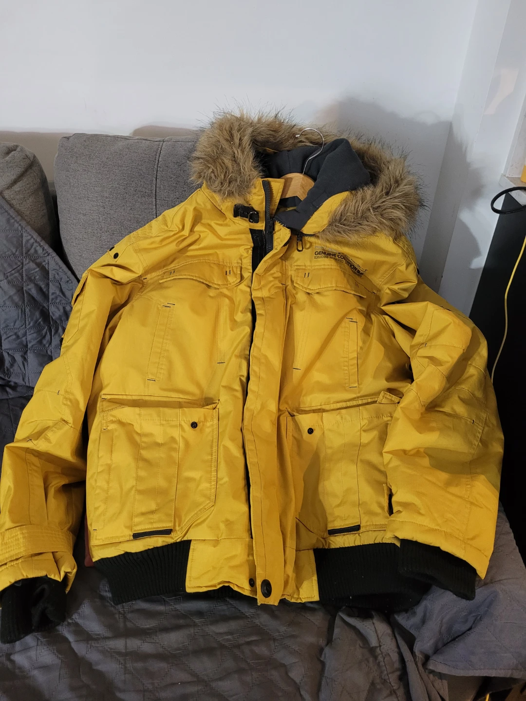 Point Zero Collection Yellow Winter Jacket XL