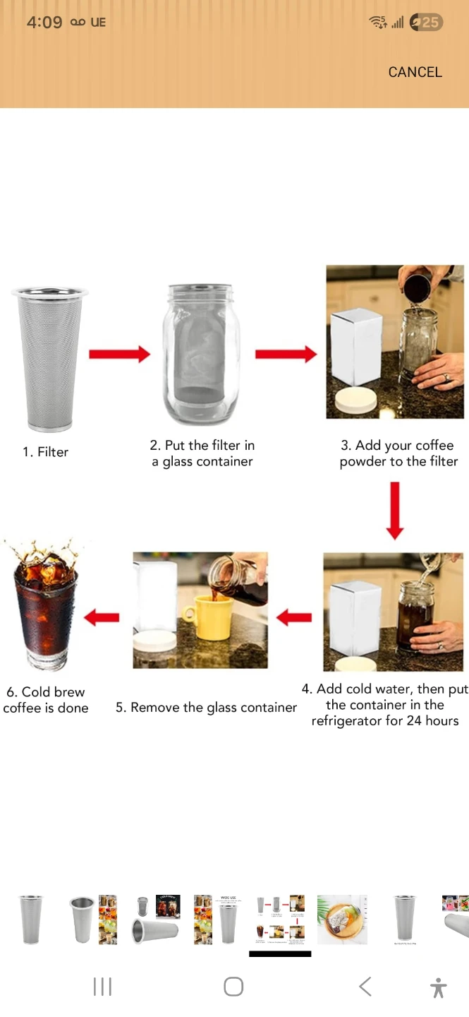 Stainless Steel Tea Infuser Filter - photo 3