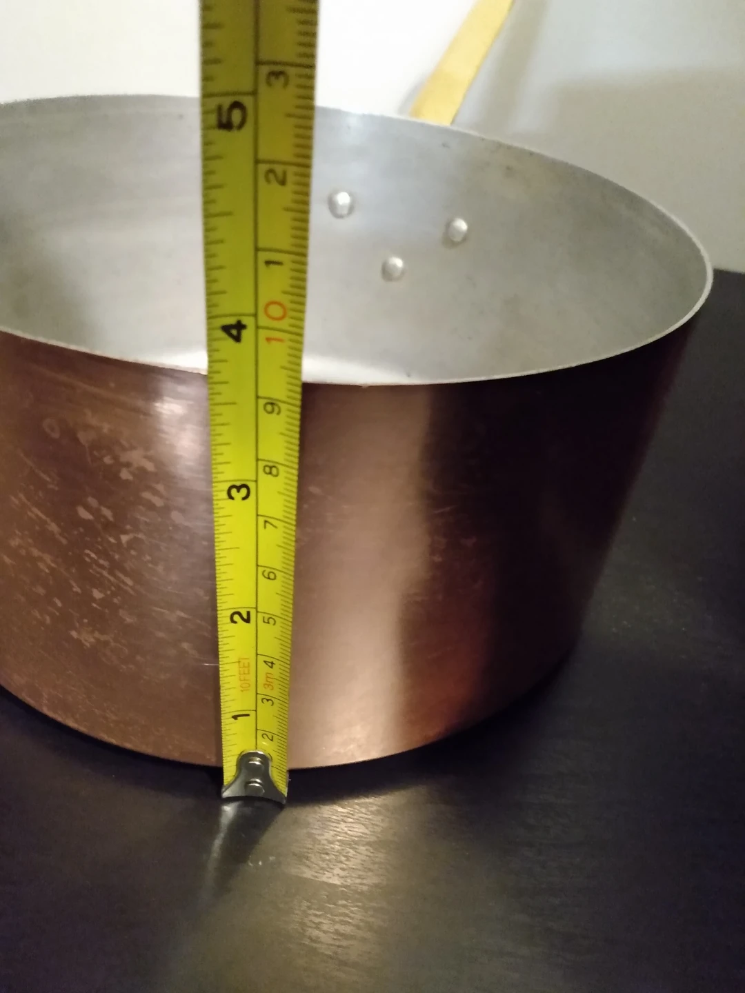 Vintage French copper pot - photo 4