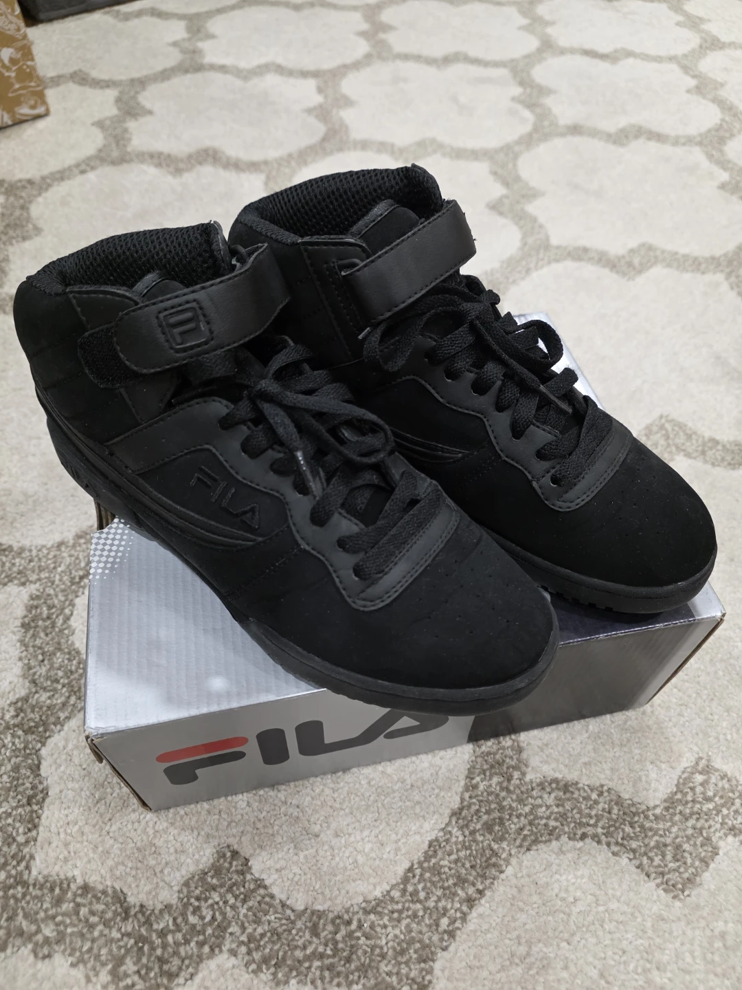 Fila F-13 Hi Top Black Shoes