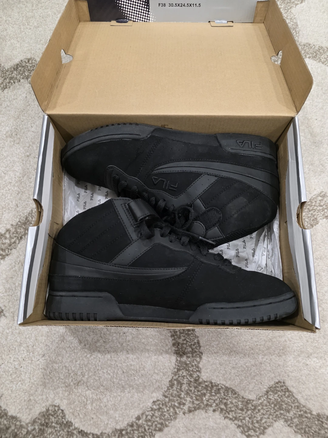 Fila F-13 Hi Top Black Shoes - photo 2