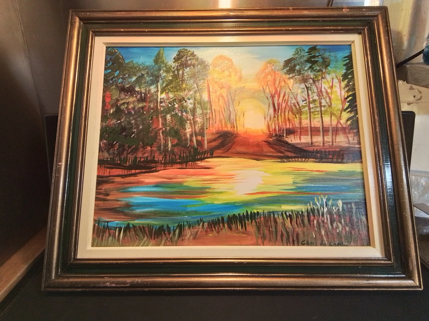Niagara on the Lake Artist Chris De Combe Signed 25x21" - photo 5