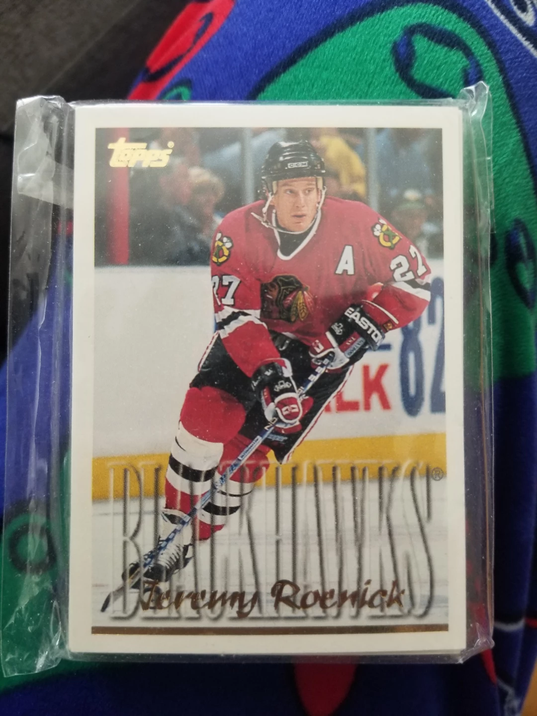 Topps Jeremy Roenick Chicago Blackhawks Hockey Card