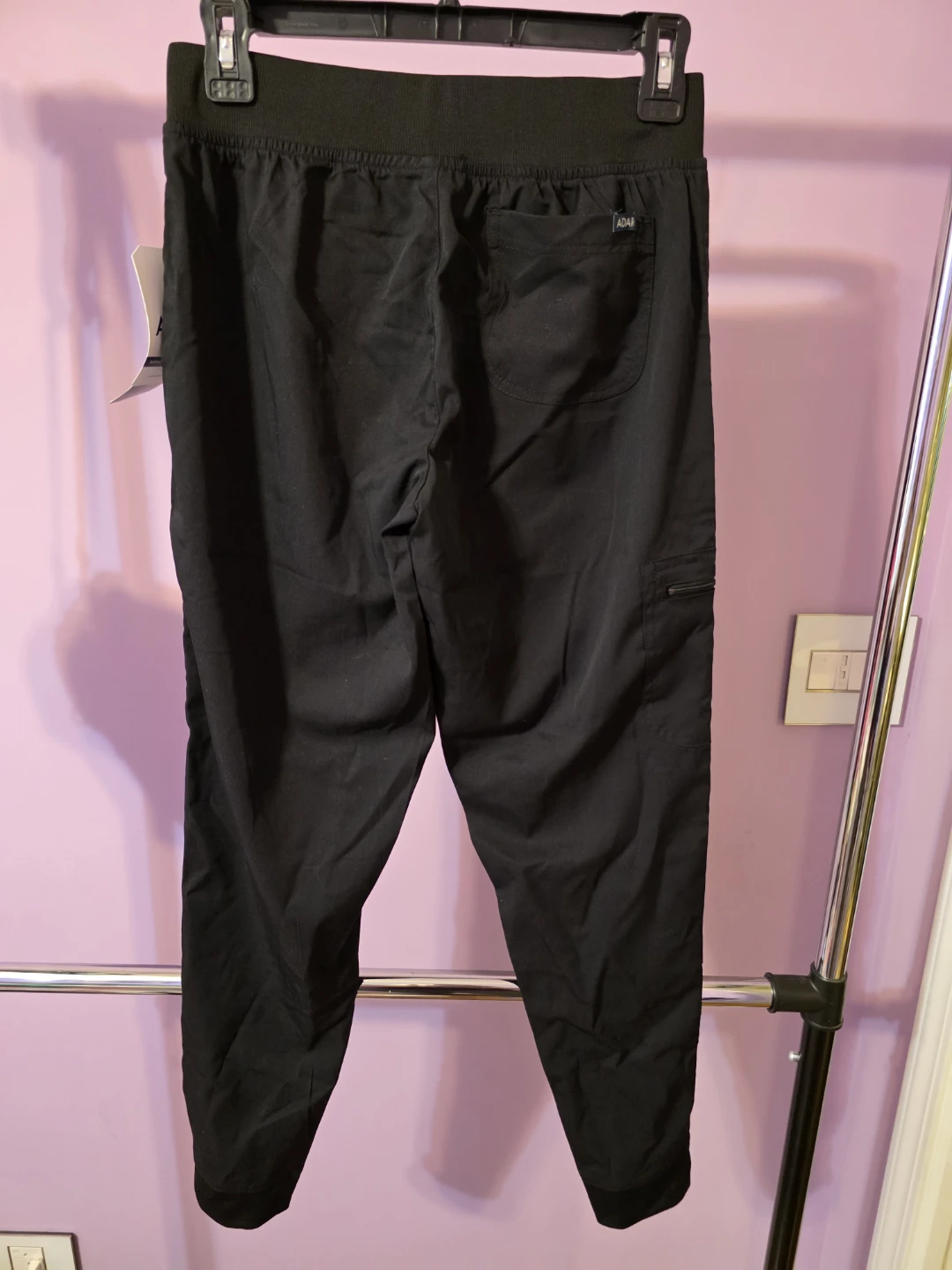 New Scrubs ADAR Women's Tailored Fit Pants - XS Black - photo 2