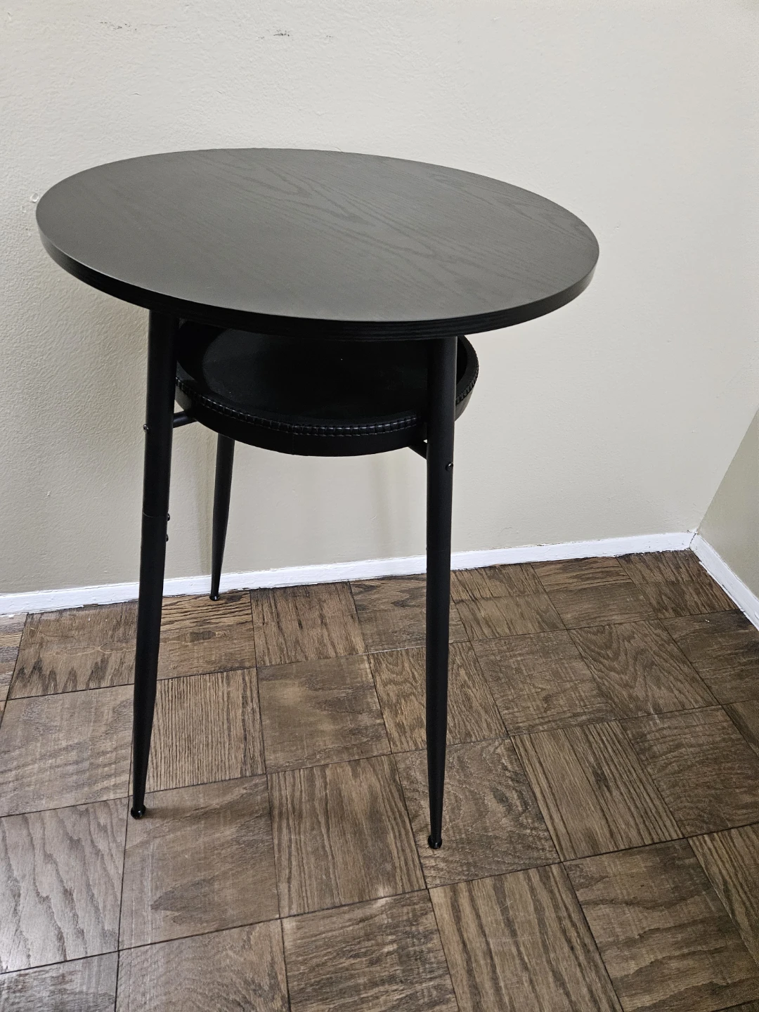 Black Round Bar Table - photo 2