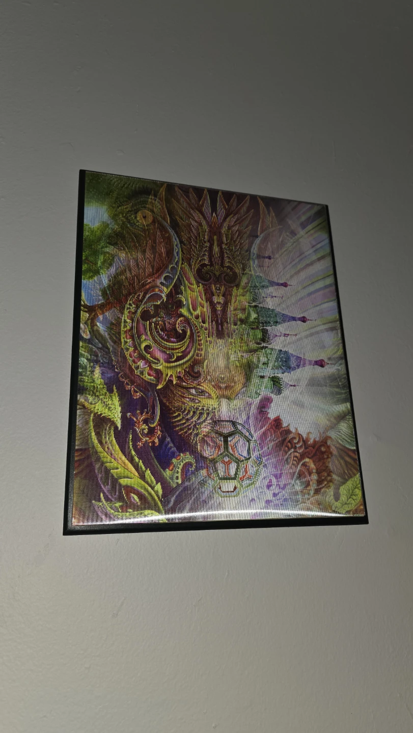 Psychedelic 3 Images in 1 Holographic Wall Art - photo 2