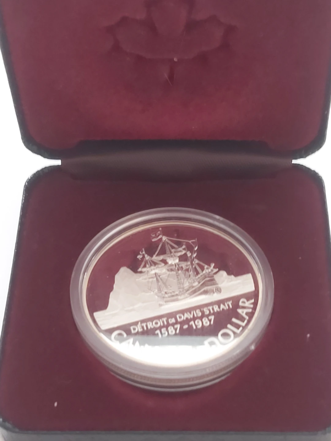 Canada Dollar Coin - Detroit de Davis Strait 1587-1987 - photo 4