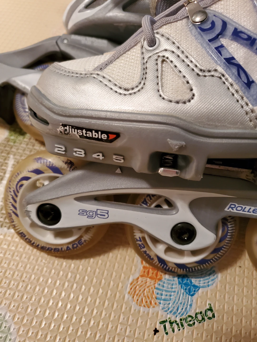 Rollerblade Adjustable Inline Skates - Size 2-5 US