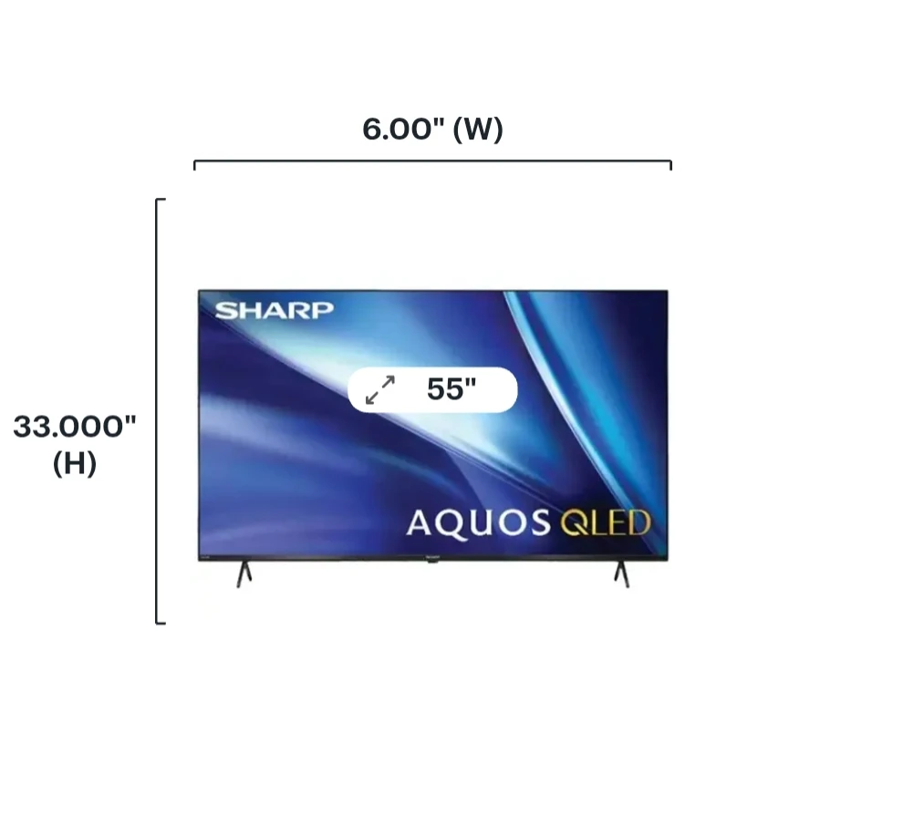 Sharp 55" 4K Ultra HD QD LED TV - photo 2