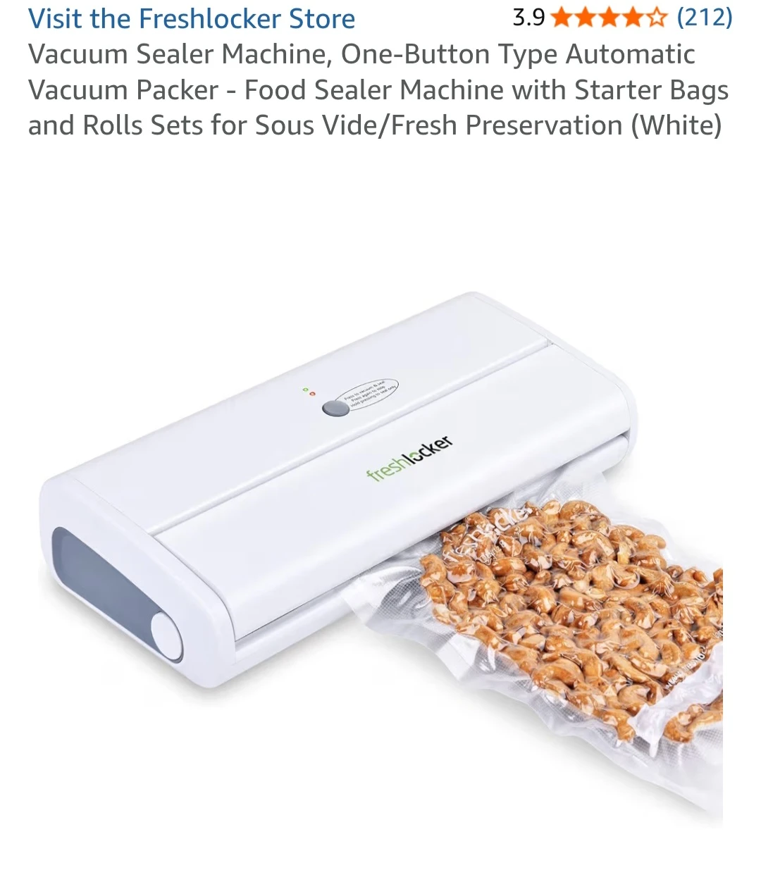 Freshlocker Vacuum Sealer Machine - photo 4