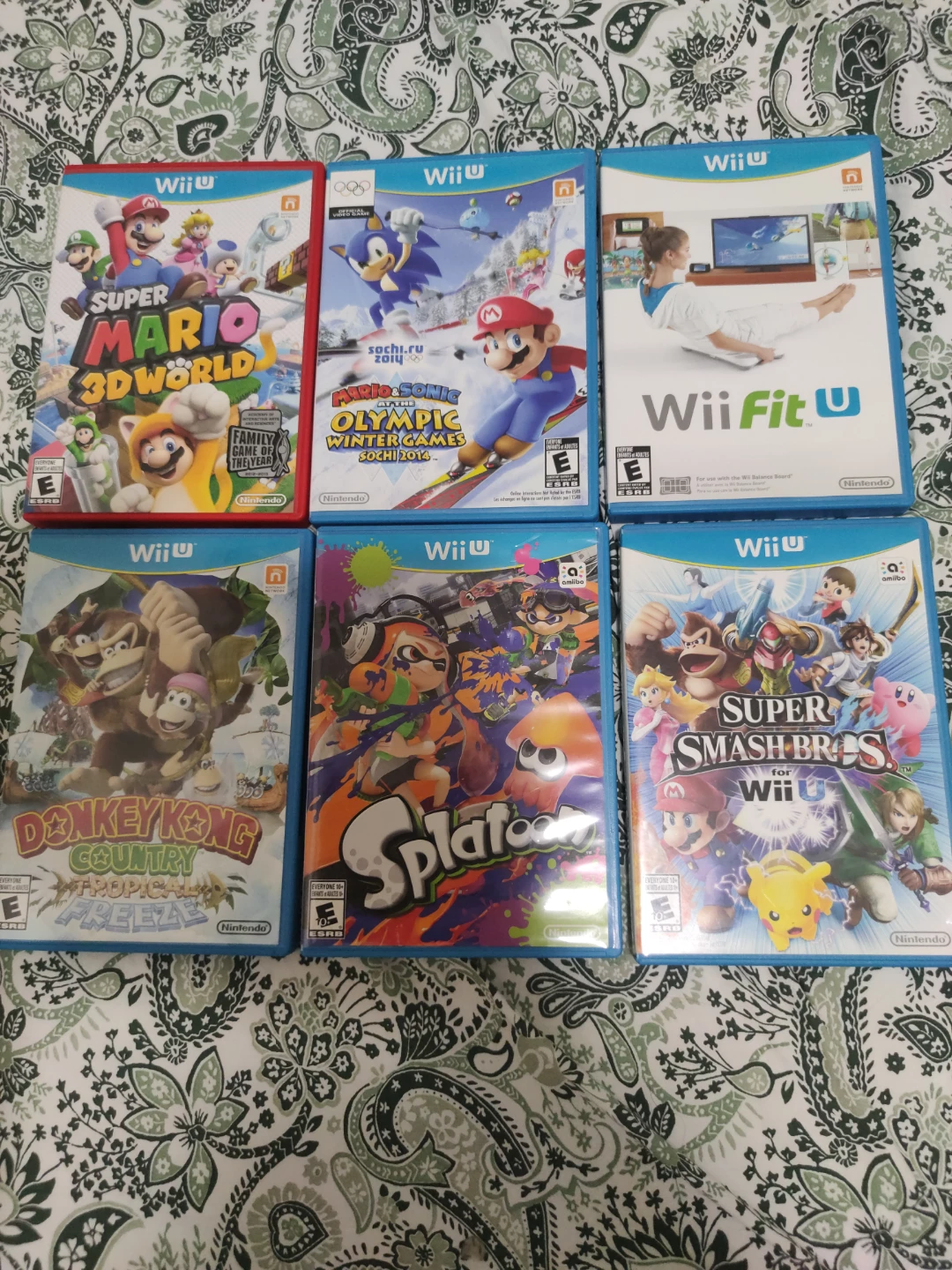 Nintendo Wii U Games Lot
