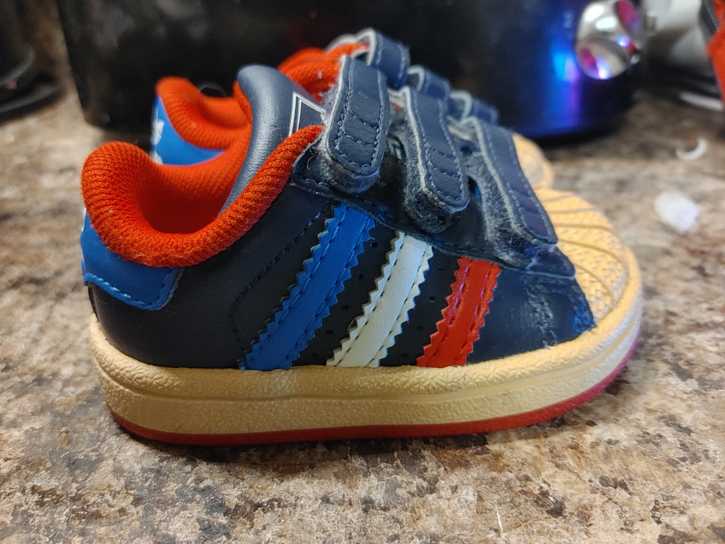 Adidas Superstar Crib Shoes Toddler Size 2K - photo 2