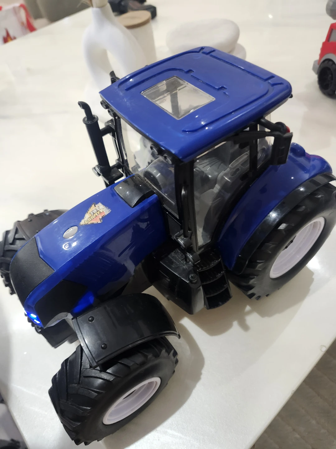 Blue Toy Tractor