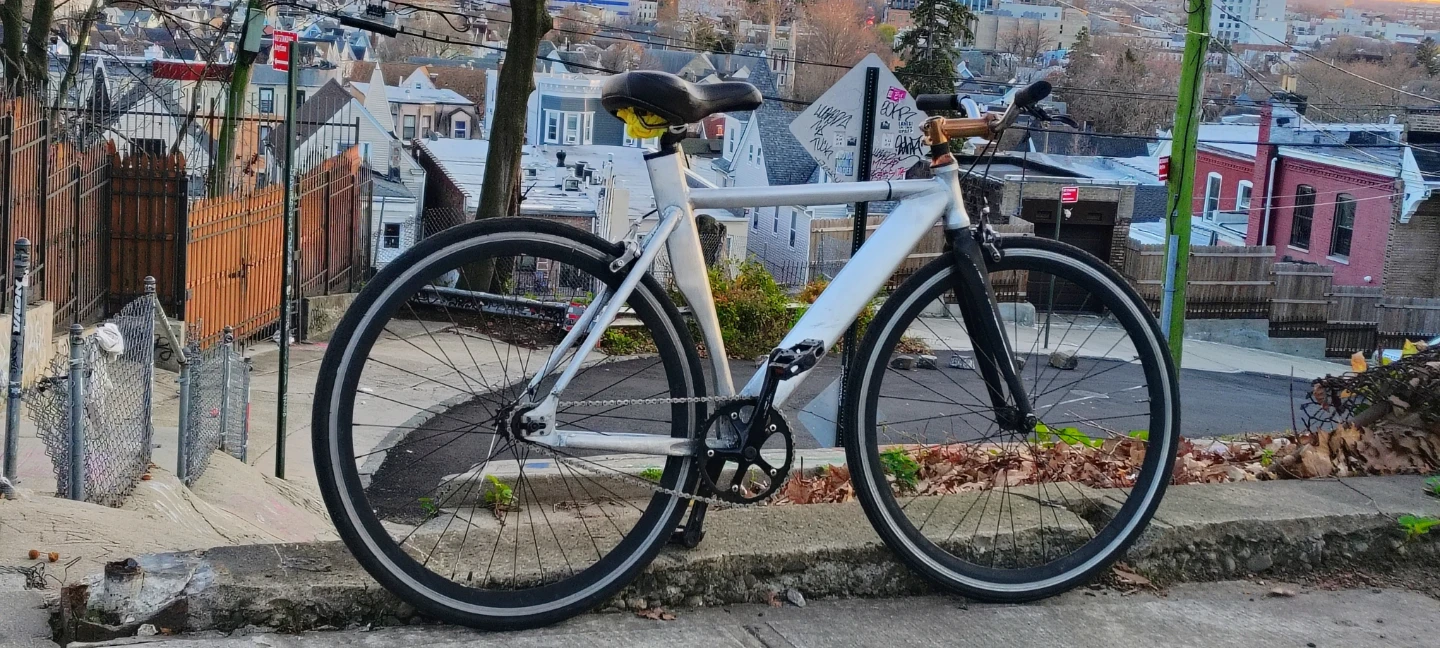 Vintage aluminum bike