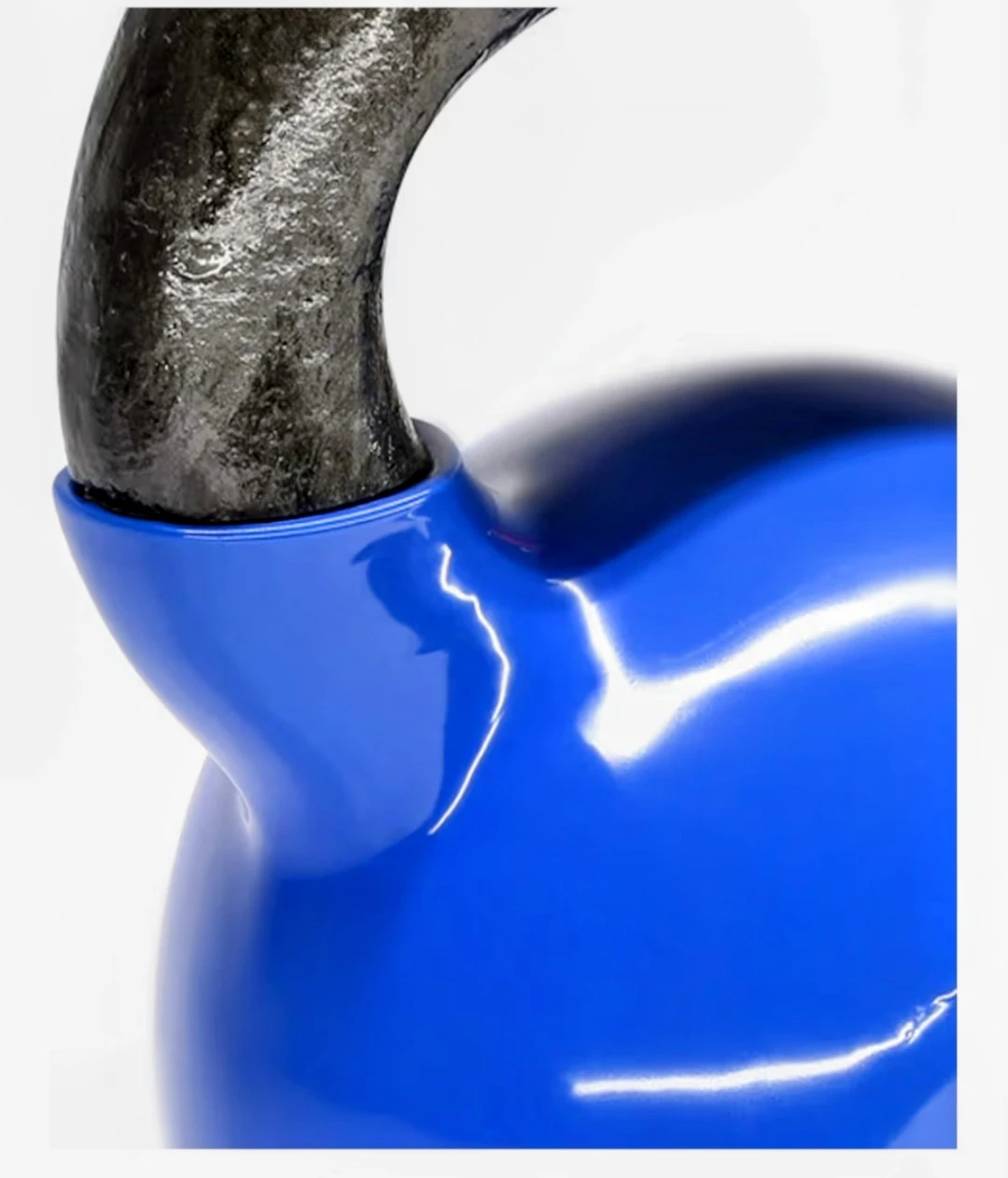 Yes4All 25lb Vinyl Coated Kettlebell - Blue - photo 4