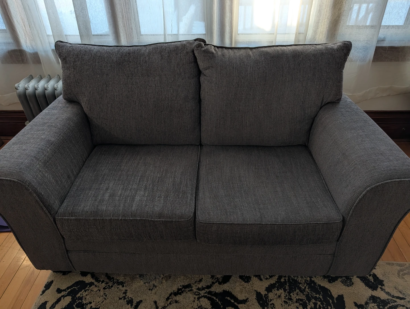 Grey Loveseat Couch