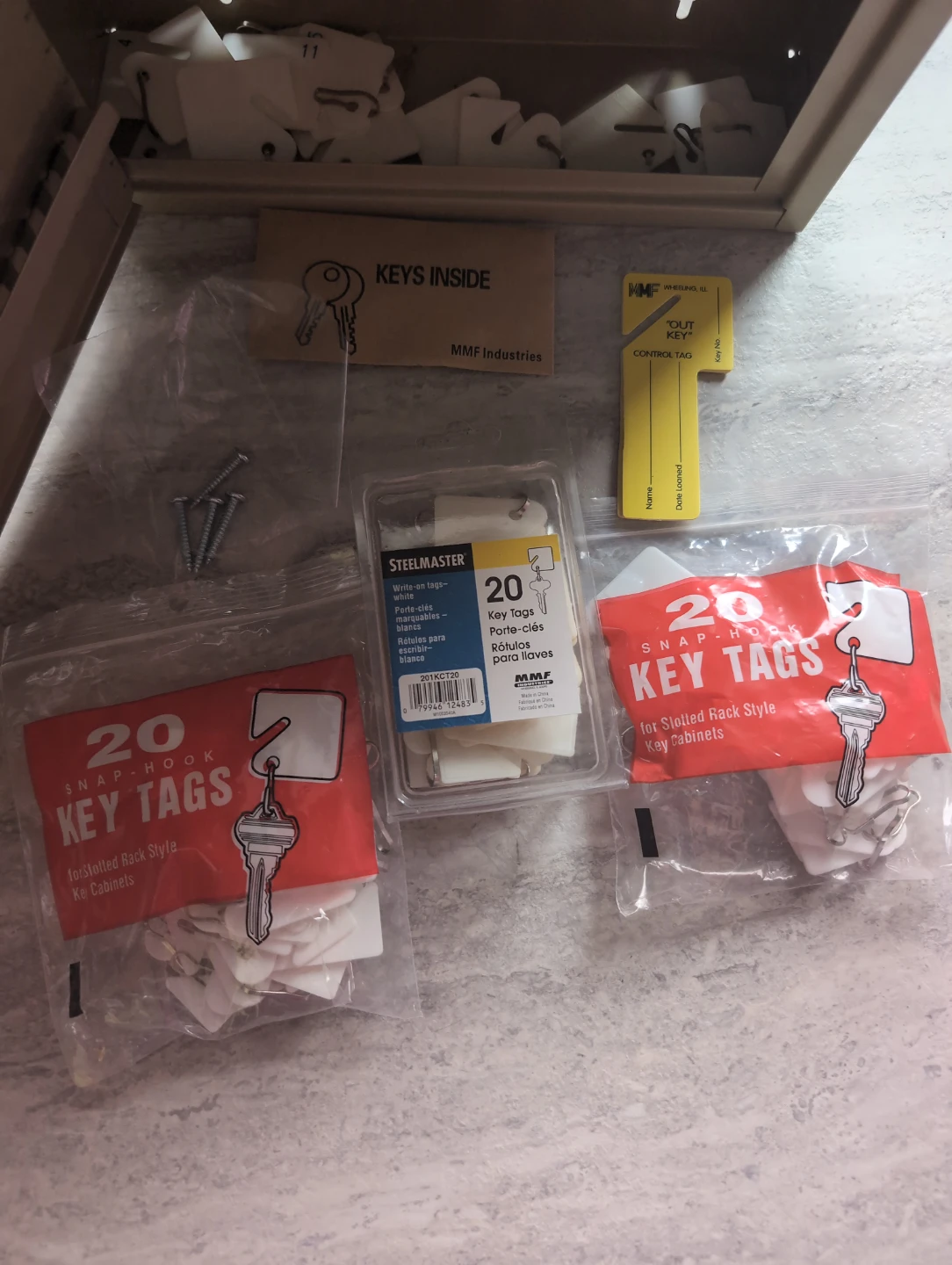 MMF Industries Key Cabinet with Key Tags - photo 2
